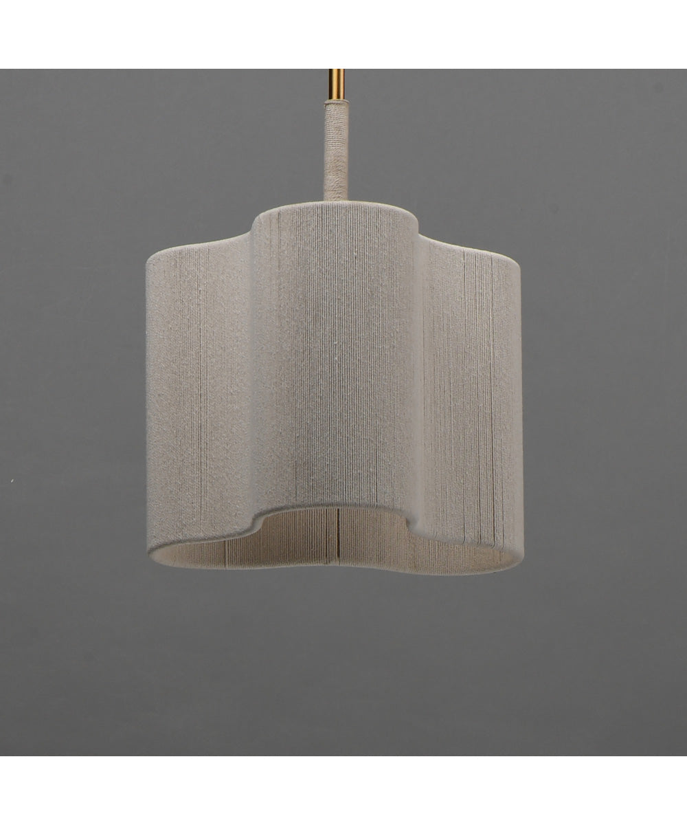 Corsica 1-Light Pendant Natural Aged Brass