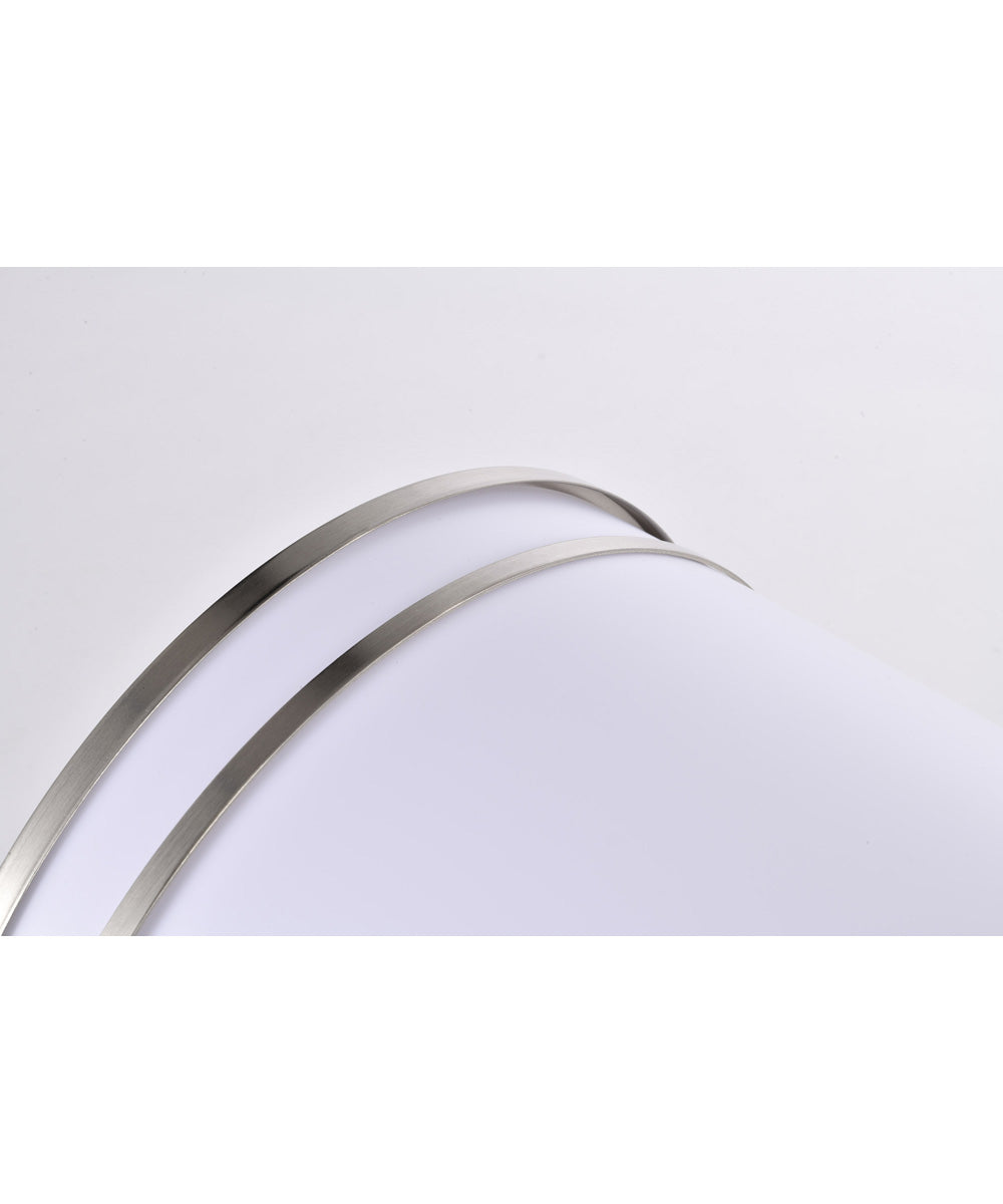 Glamour  Close-to-Ceiling Brushed Nickel