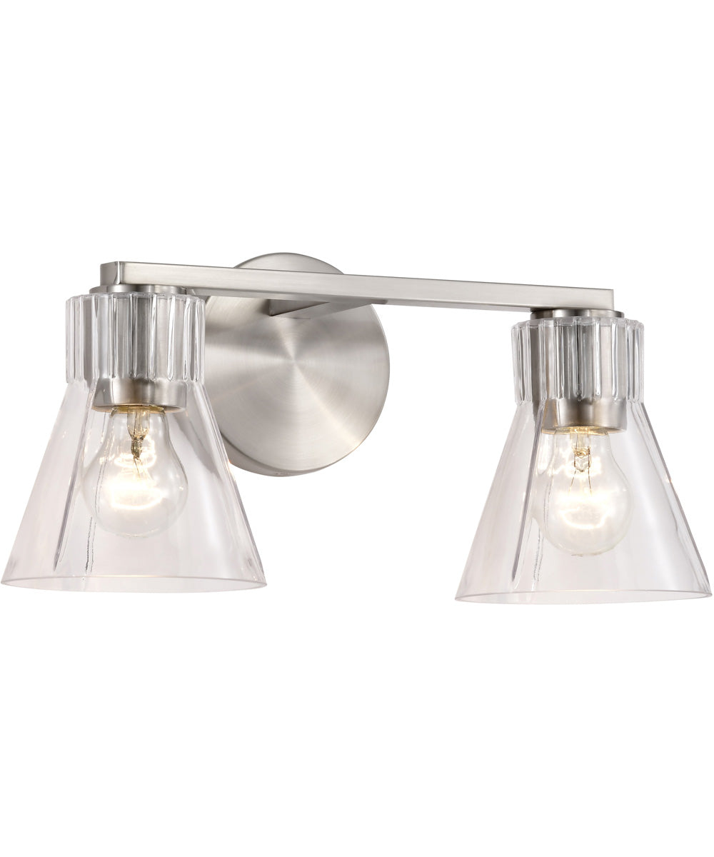 Gianna 2-Light Vanity & Wall Brushed Nickel