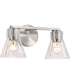 Gianna 2-Light Vanity & Wall Brushed Nickel