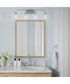 Ilia 4-Light Bath Vanity with Clear Glass Shade Polished Chrome