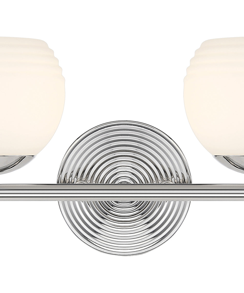 Moon Breeze 2 Light Vanity Polished Nickel