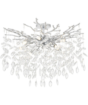 Isobel 8-light Semi Flush Mount Polished Chrome