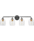Percy 4-Light Large Four Light Vanity in Black