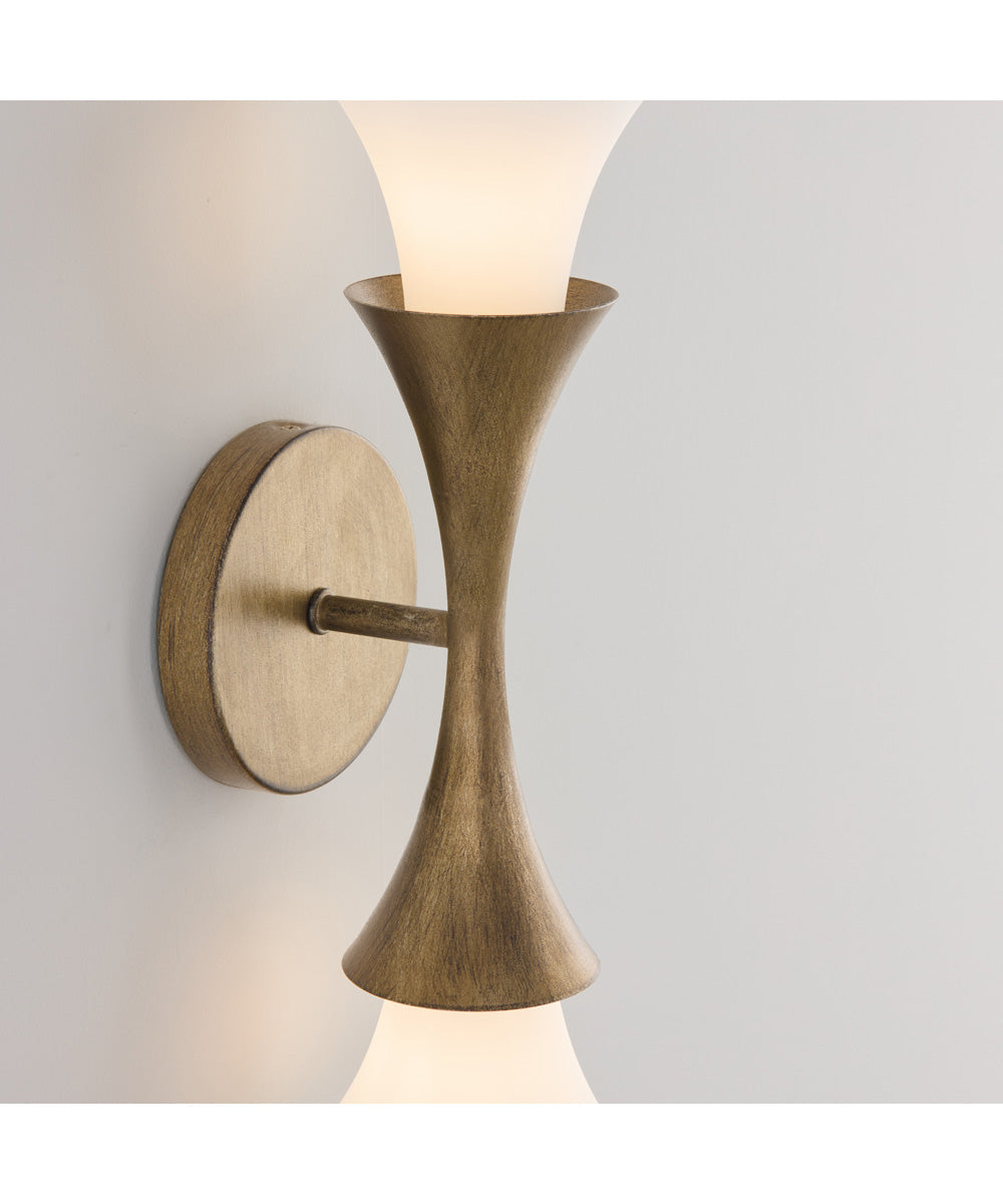 Nola 2-Light Sconce Mystic Luster