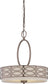 18"W Harlow 3-Light Pendant Hazel Bronze