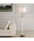 Faro White Marble Floor Lamp