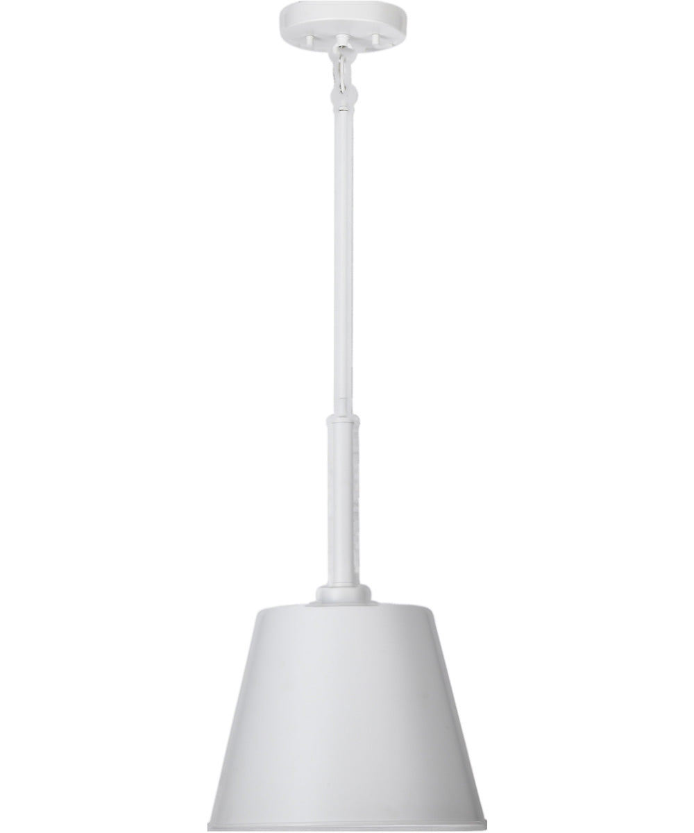 Alexis 1-Light Pendant Matte White