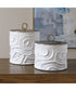 Ivory Tide Canisters, Set of 2