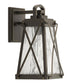 Creighton 1-Light 12"h Small Outdoor Wall-Lantern  Antique Bronze Finish by Progress