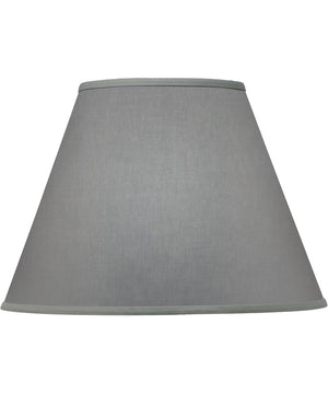 9x18x13 Gray Butcher Linen Empire Hardback Lampshade