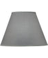 9x18x13 Gray Butcher Linen Empire Hardback Lampshade