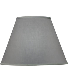 9x18x13 Gray Butcher Linen Empire Hardback Lampshade