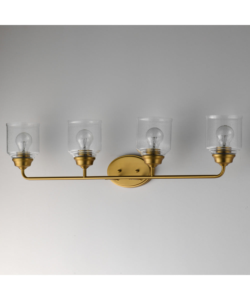 Acadia 4-Light Bath Vanity Natural Aged Brass