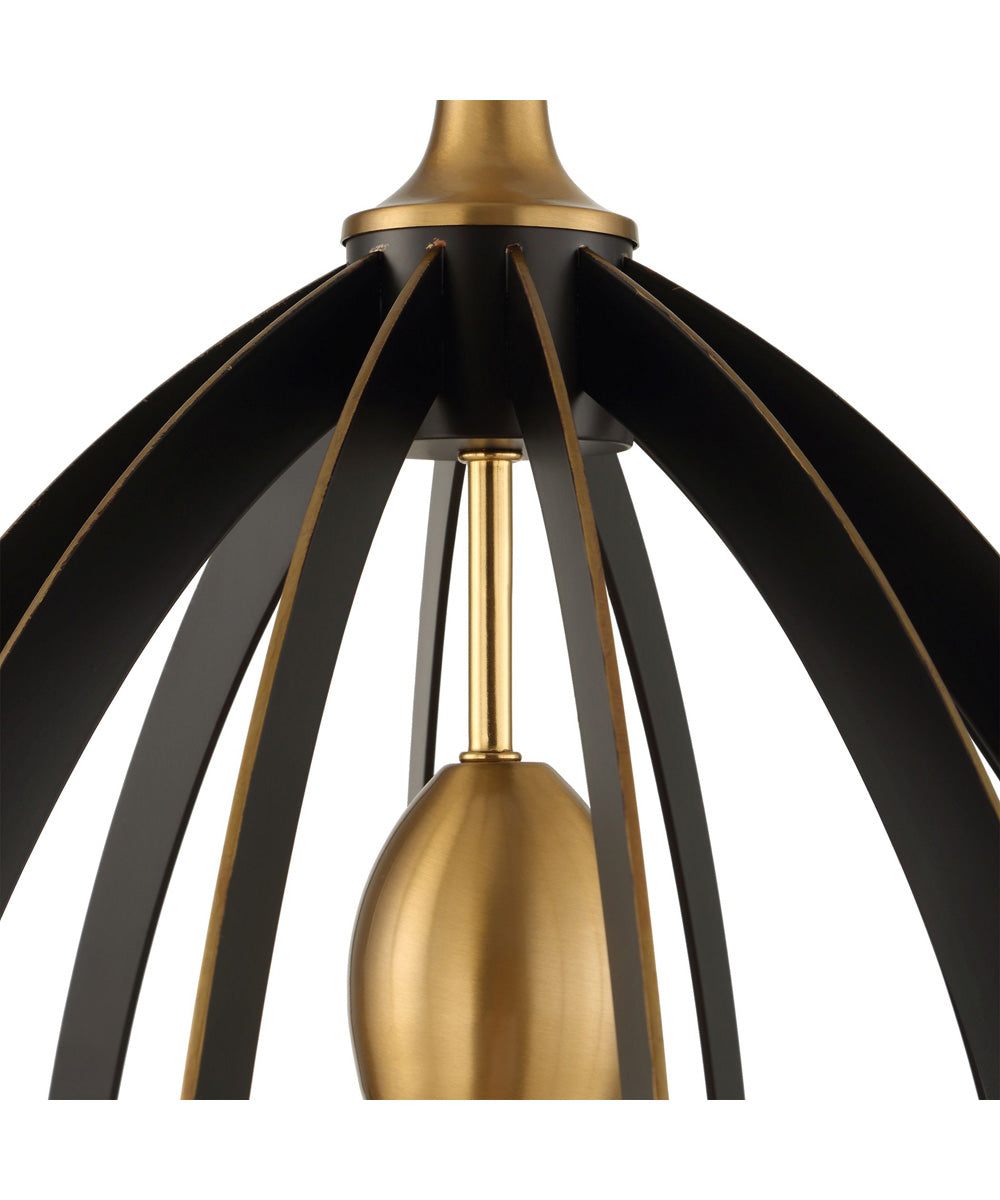 Darby 1 Light Architectural Oval Pendant