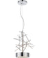 12"W Jax 2-Light Pendant Polished Nickel
