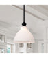 Russel 1-Light Pendant Matte Black