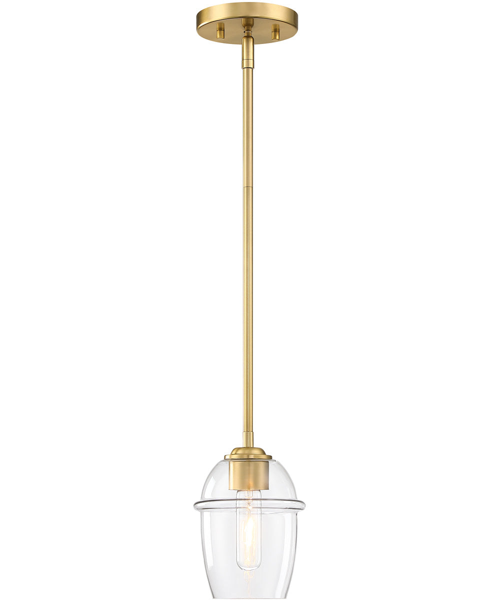 Summer Jazz 1 Light Pendant Brushed Gold