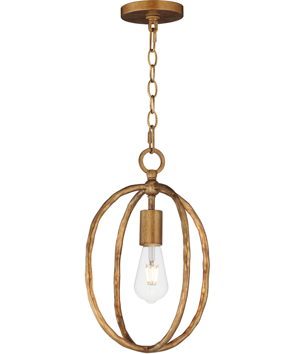Martel 1-Light Mini Pendant Etruscan Gold