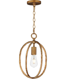 Martel 1-Light Mini Pendant Etruscan Gold