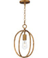 Martel 1-Light Mini Pendant Etruscan Gold