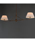 Dunbridge 2-Light Pendant Weathered Brass
