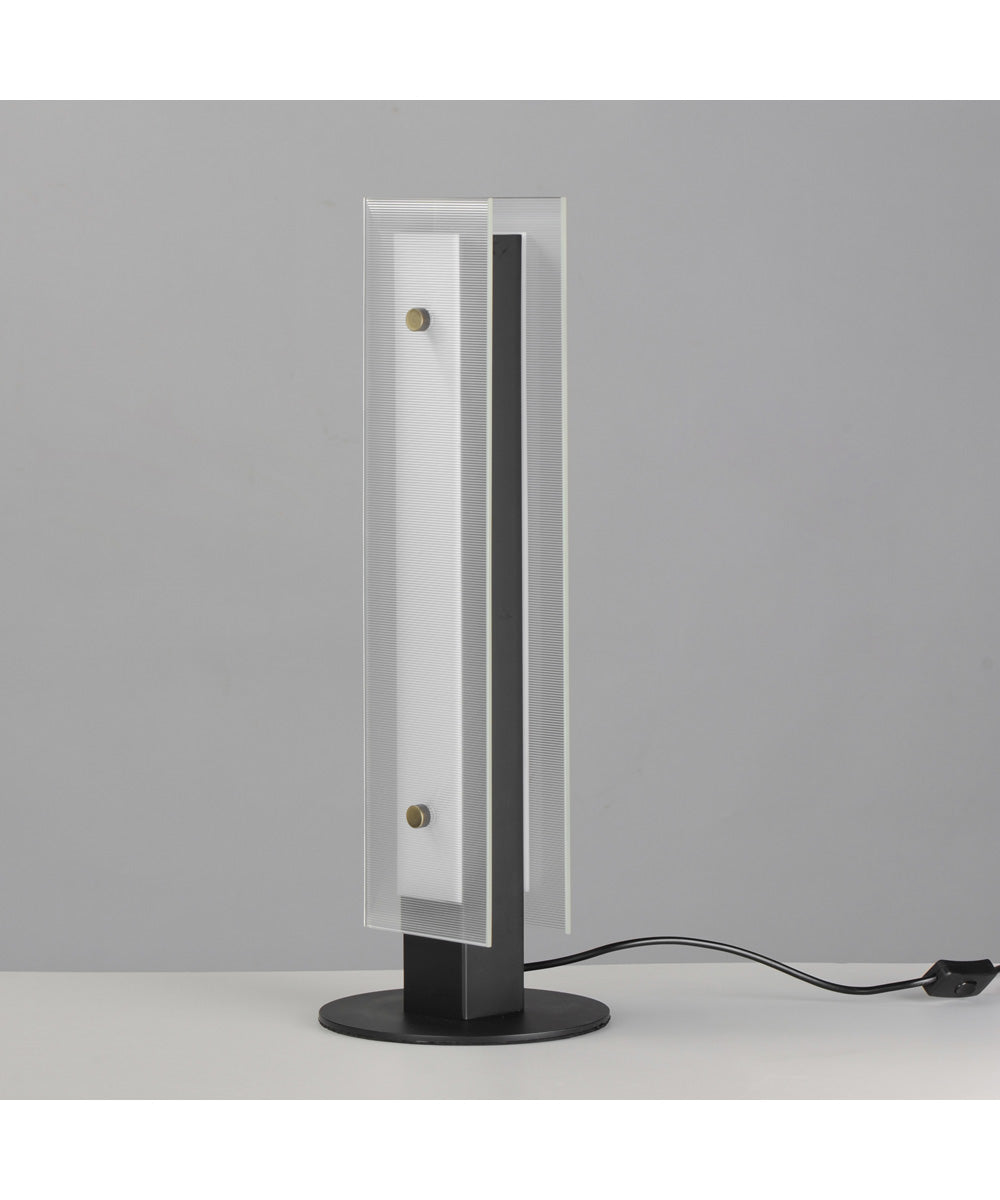 Spectre 20 inch Table Lamp Black / Natural Aged Brass