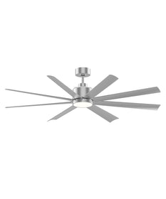 Condor 65 inch 8-Blade Fan w LED Satin Nickel