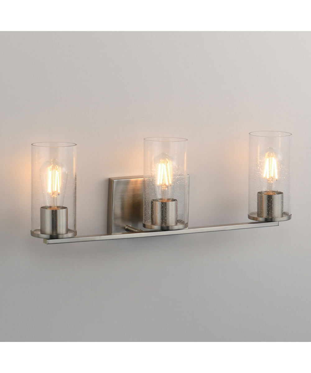 Livingston 3-Light Bath Vanity Satin Nickel