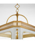 Loire 4-light Pendant Studio White|Brushed Brass