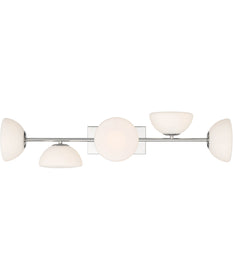 Zio 5 Light Vanity Polished Nickel
