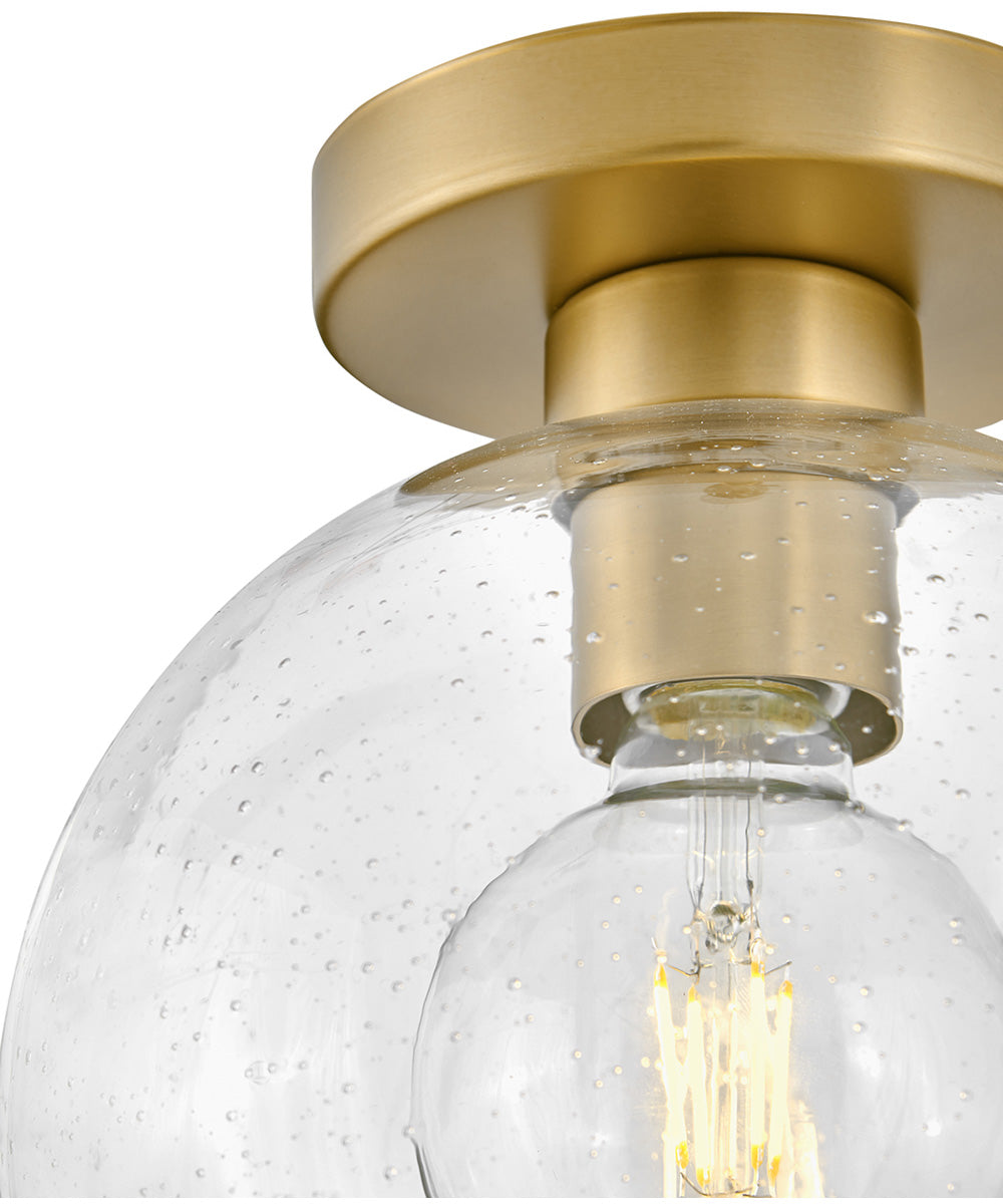 Rumi 1-Light Extra Small Flush Mount in Lacquered Brass