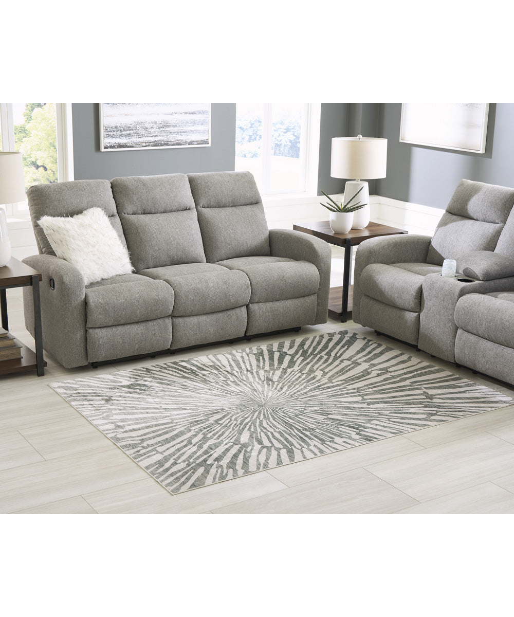 Verland Washable Medium Rug Gray/White