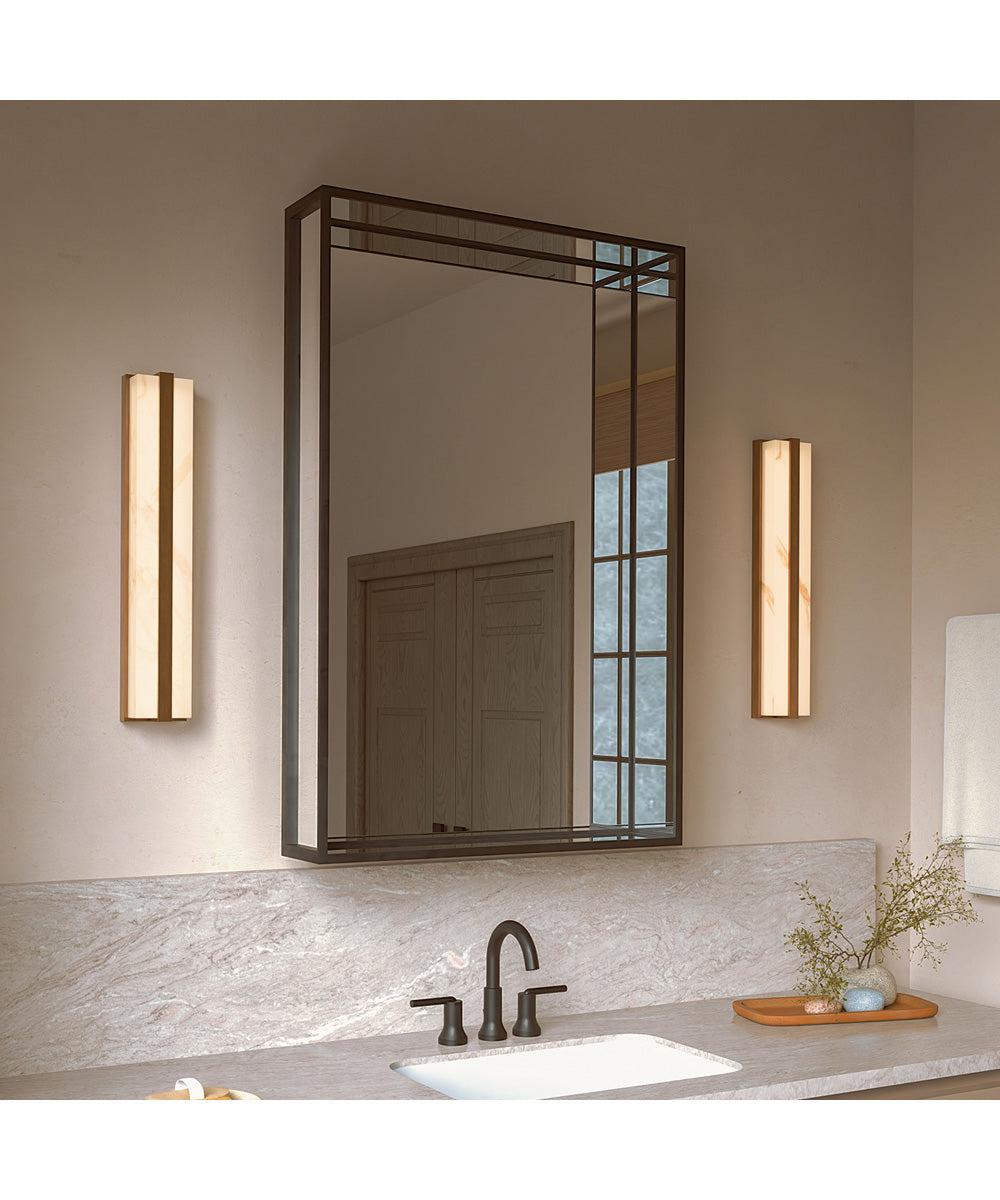 Noah 1-Light Vanity Aged Brass