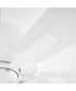 52" Ovation 3-light Ceiling Fan Studio White