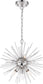 16"W Cirrus 6-Light Chandelier Polished Nickel