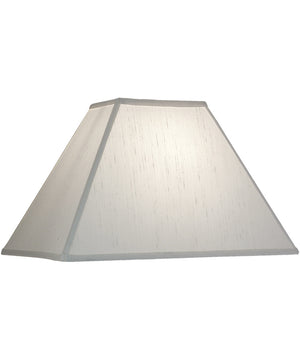 (4x6) (10x16) x 11 Global White Tapered Rectangle Hardback Lampshade