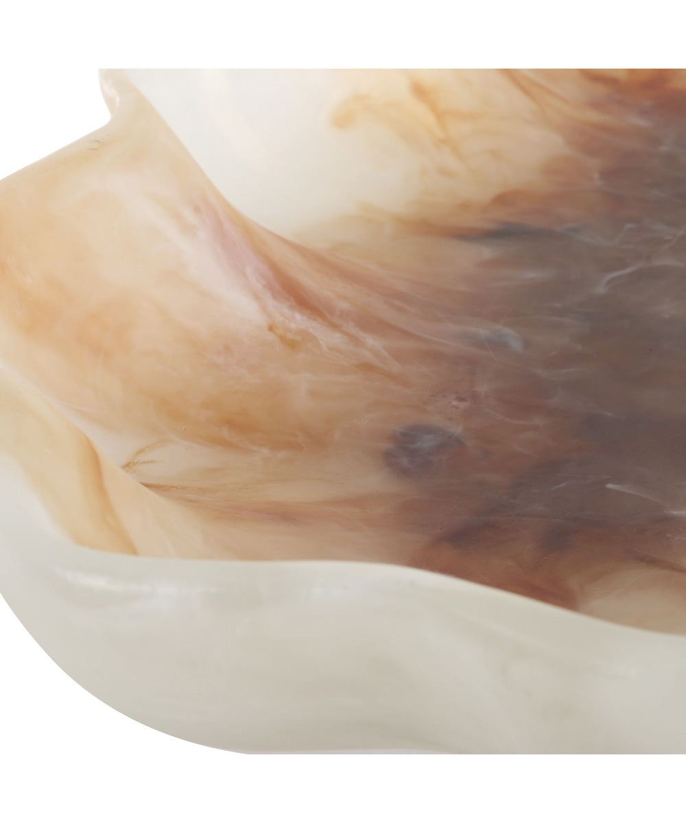 Organic Elegance Wavy Oval Bowl