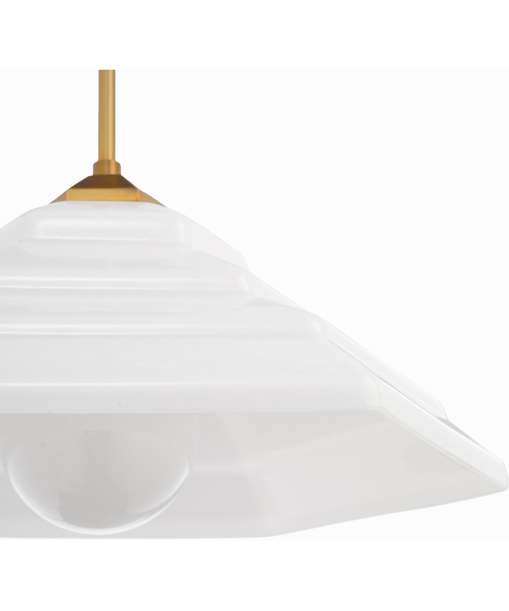 Rainier Pendant Brushed Brass