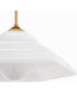 Rainier Pendant Brushed Brass