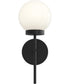 Rigsby 1-Light Wall Sconce Matte Black