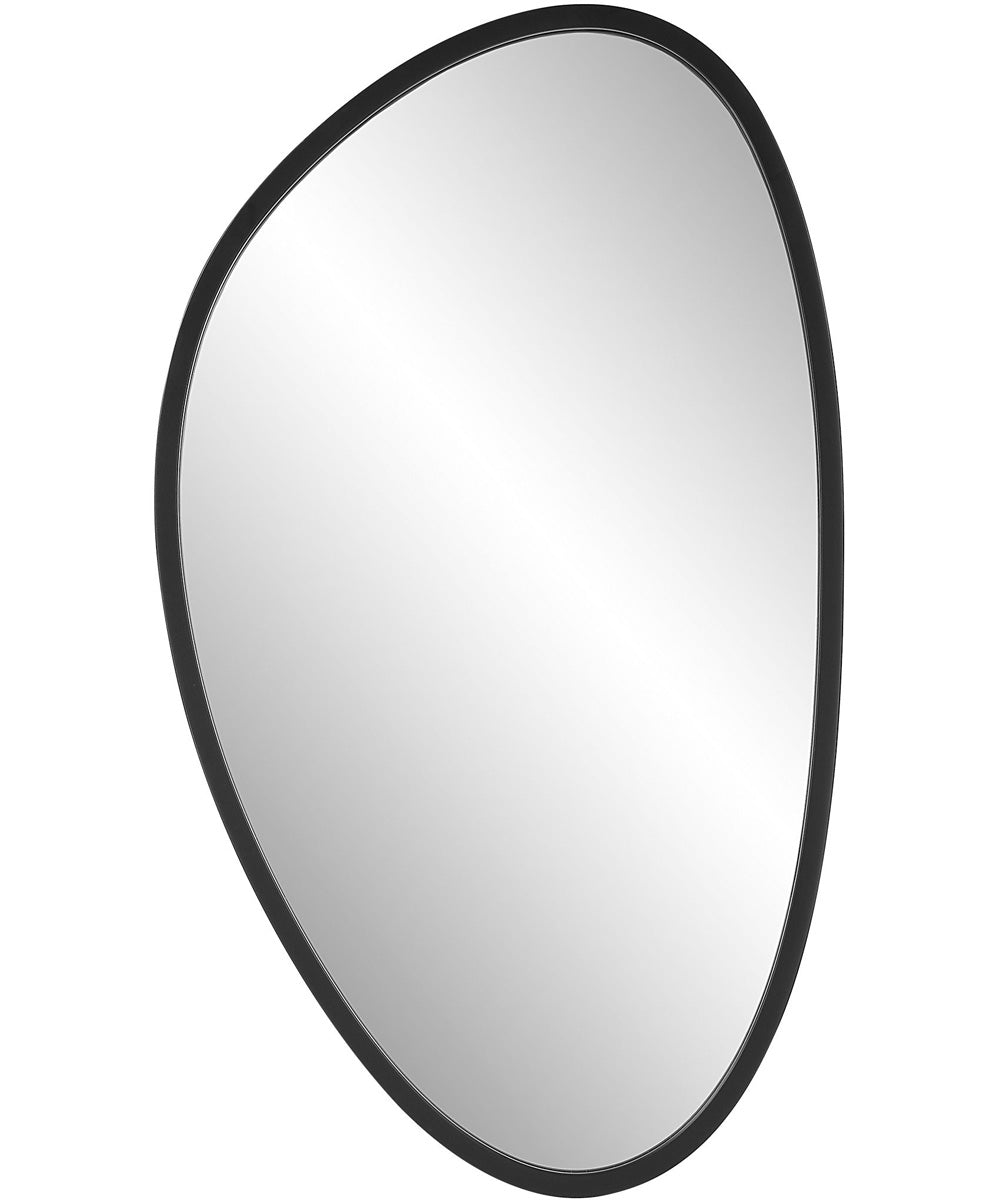 21x36" Wall Mirror Matte Black