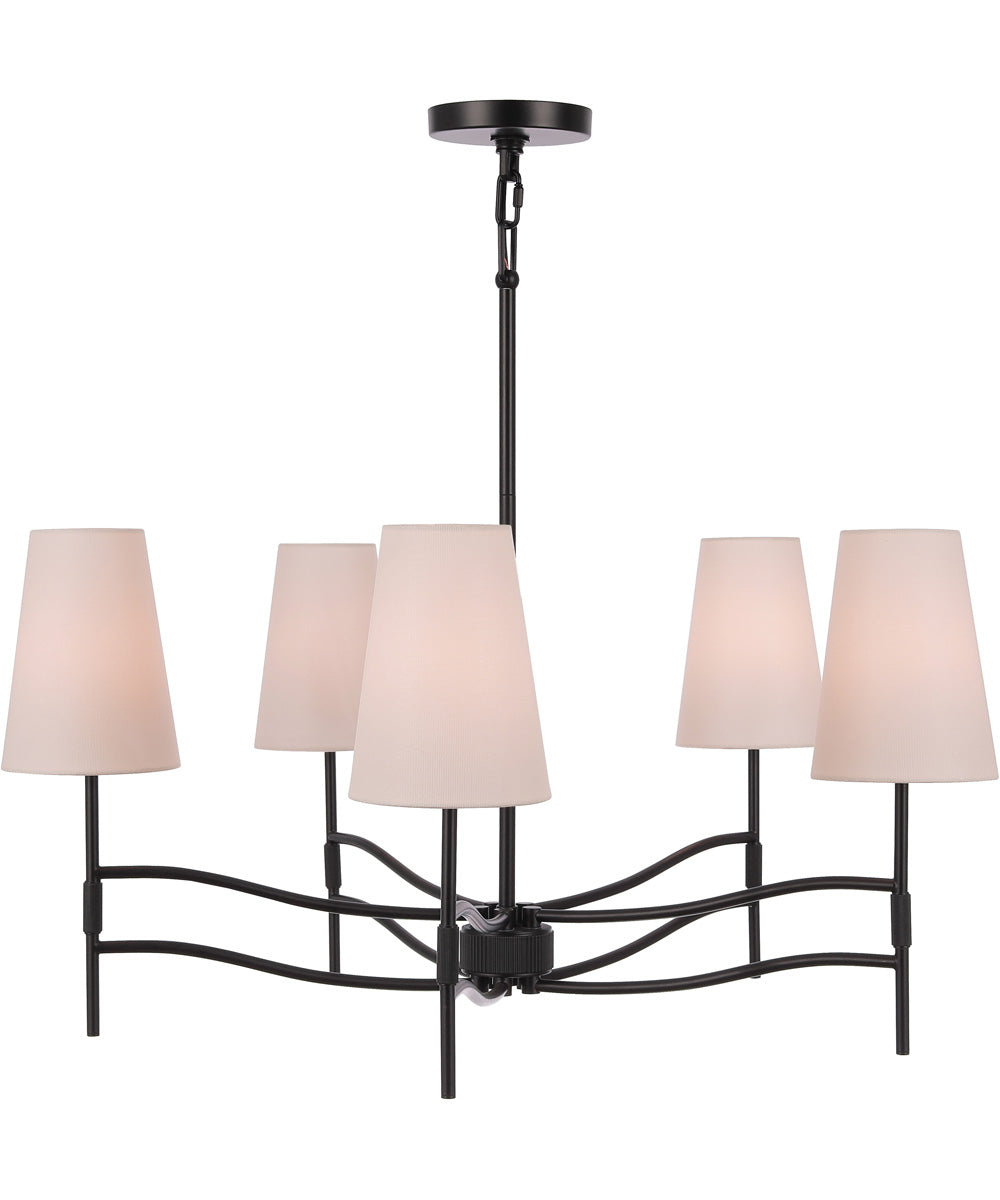 Astor 5-Light Lighting Flat Black