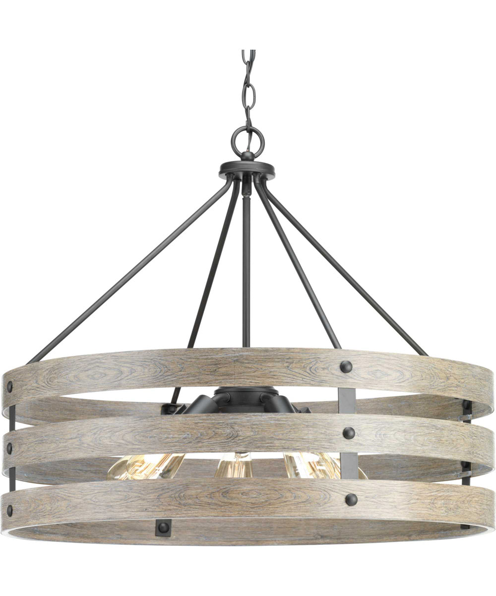 Gulliver 5-Light Coastal Pendant Light Graphite
