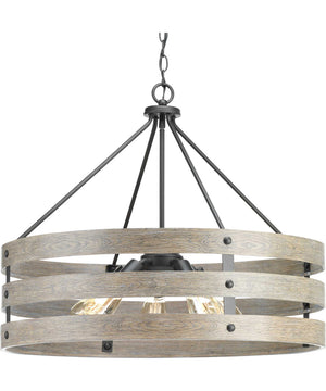 Gulliver 5-Light Coastal Pendant Light Graphite