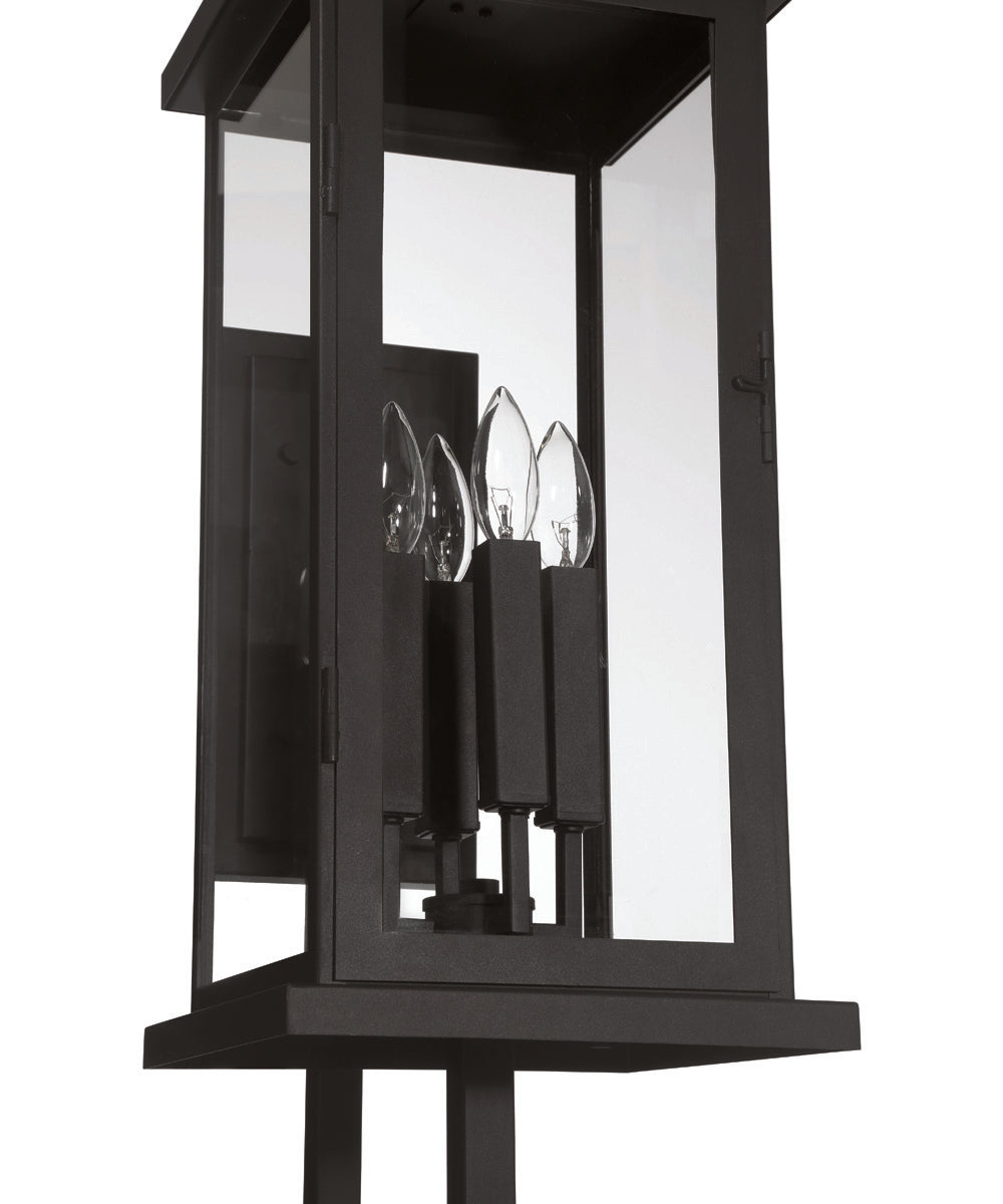 Jordan 4-Light Outdoor Lighting Textured Black