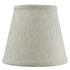8"W x 7"H Textured Oatmeal Hard Back Lampshade Edison Clip On