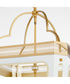 Loire 8-light Pendant Studio White|Brushed Brass