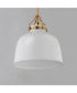 Hollis 12 inch Pendant Natural Aged Brass