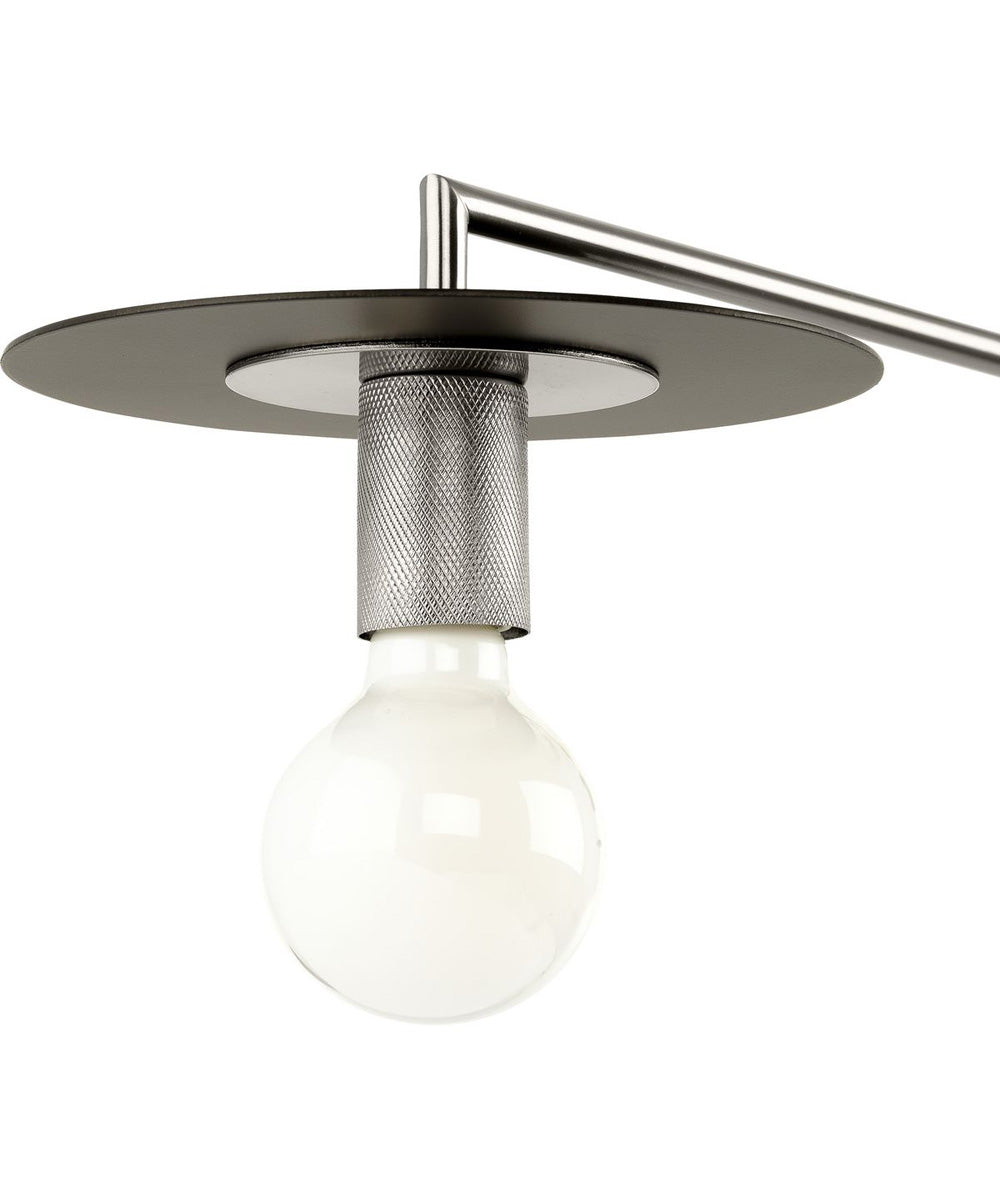 Trimble 2-Light Linear Chandelier Brushed Nickel